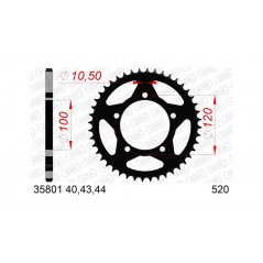 AFAM Standard steel crown 35801 520 1074625003