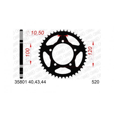 AFAM Standard steel crown 35801 520 1074625003