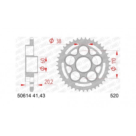 AFAM Standard steel crown 50614 520 1074676002