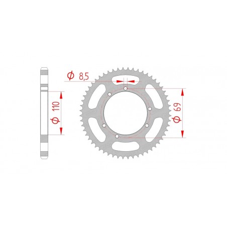 AFAM Standard steel crown 59104 428 1074704005