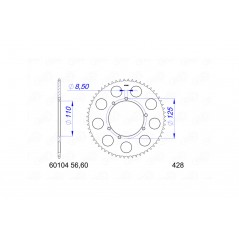 AFAM aluminum crown 60104 428 1074707003