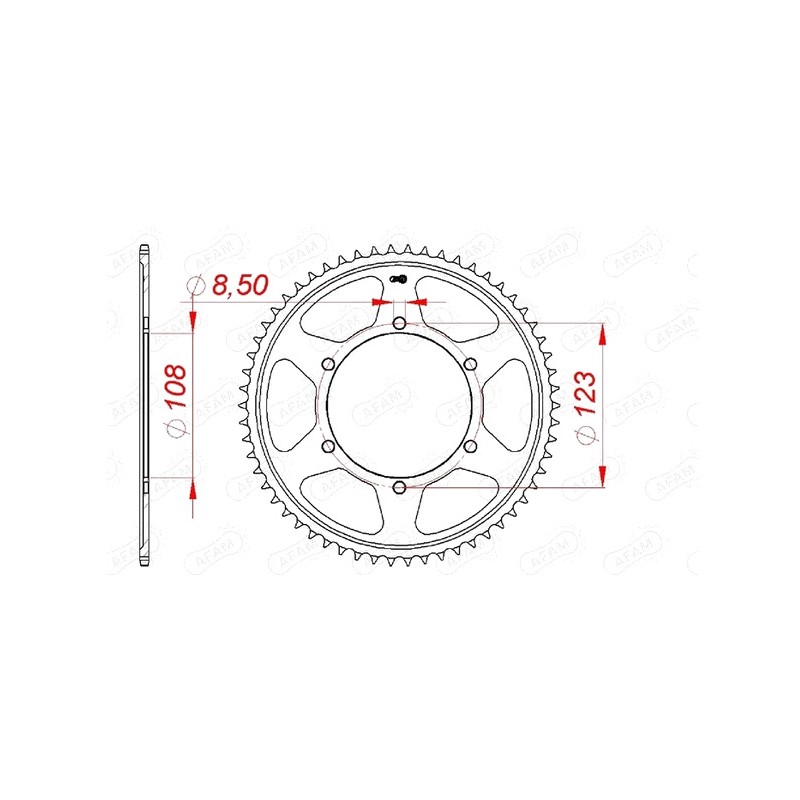 AFAM Standard steel crown 92220 428 1074778002