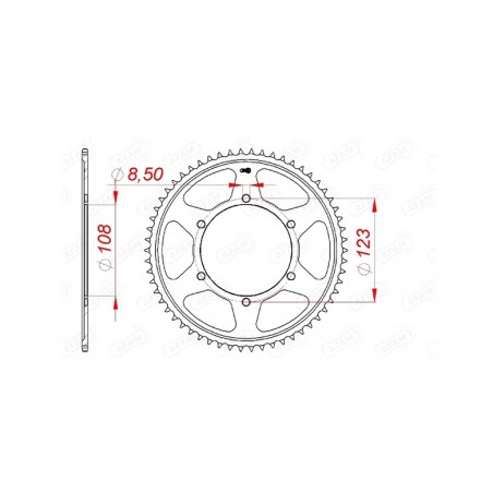 AFAM Standard steel crown 92220 428 1074778002