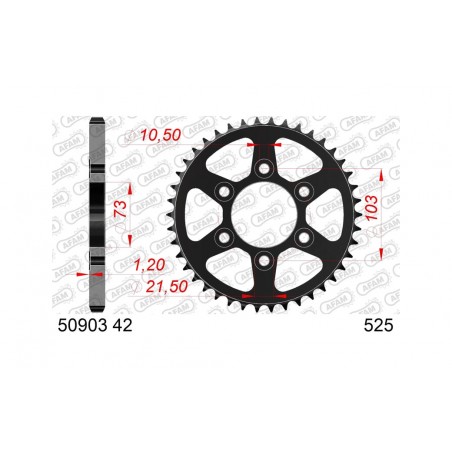 AFAM Standard steel crown 50903 525 1124286001