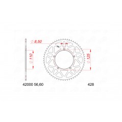 AFAM Corona aluminio 42000 1124655002