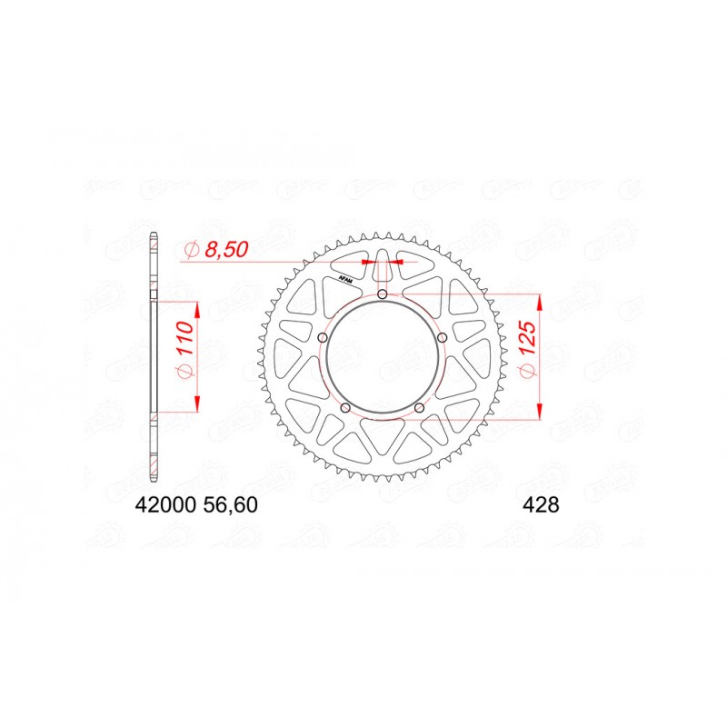 AFAM Corona aluminio 42000 1124655002