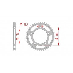 AFAM Standard steel crown 10627 520 1074377005