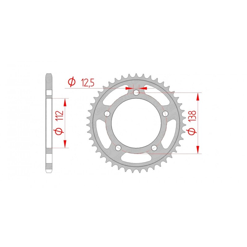 AFAM Standard steel crown 10627 520 1074377005