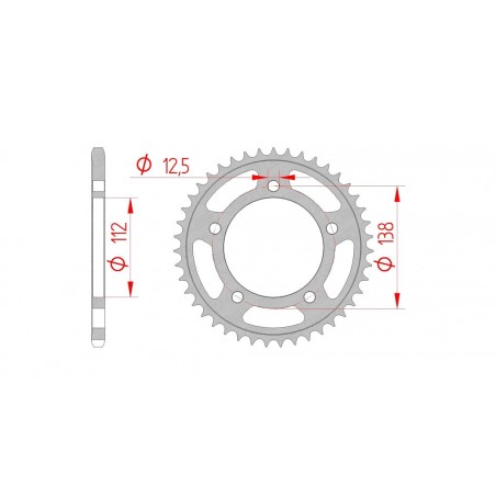 AFAM Standard steel crown 10627 520 1074377005