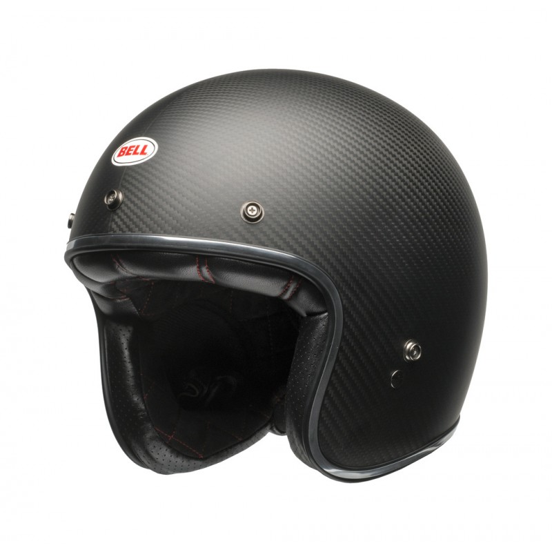 BELL OPEN FACE JET HELMET CUSTOM 500 CARBON 8009208002VAR