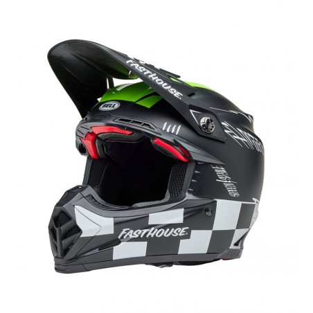 BELL Enduro motocross helmet MOTO-9S FLEX - FASTHOUSE 8009256002VAR