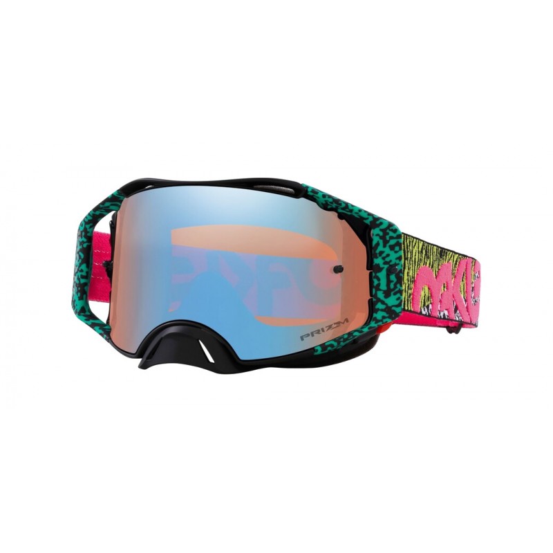 OAKLEY Motocross enduro goggles AIRBRAKE MX - BENGAL VENOM PRIZM SAPPHIRE 8009312001