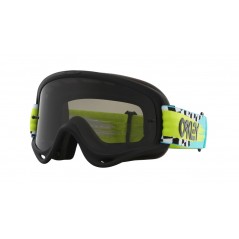 OAKLEY Gafas enduro motocross O-FRAME MX - TEAL CHECKS DARK GREY 8009313001