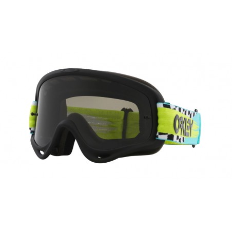 OAKLEY Gafas enduro motocross O-FRAME MX - TEAL CHECKS DARK GREY 8009313001