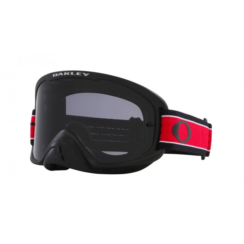 OAKLEY Gafas enduro motocross O-FRAME 2.0 PRO MX - RED STRIPE DARK GREY 8009317001