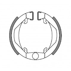 POLINI brake shoe FOR RACE 80X18MM 1128213