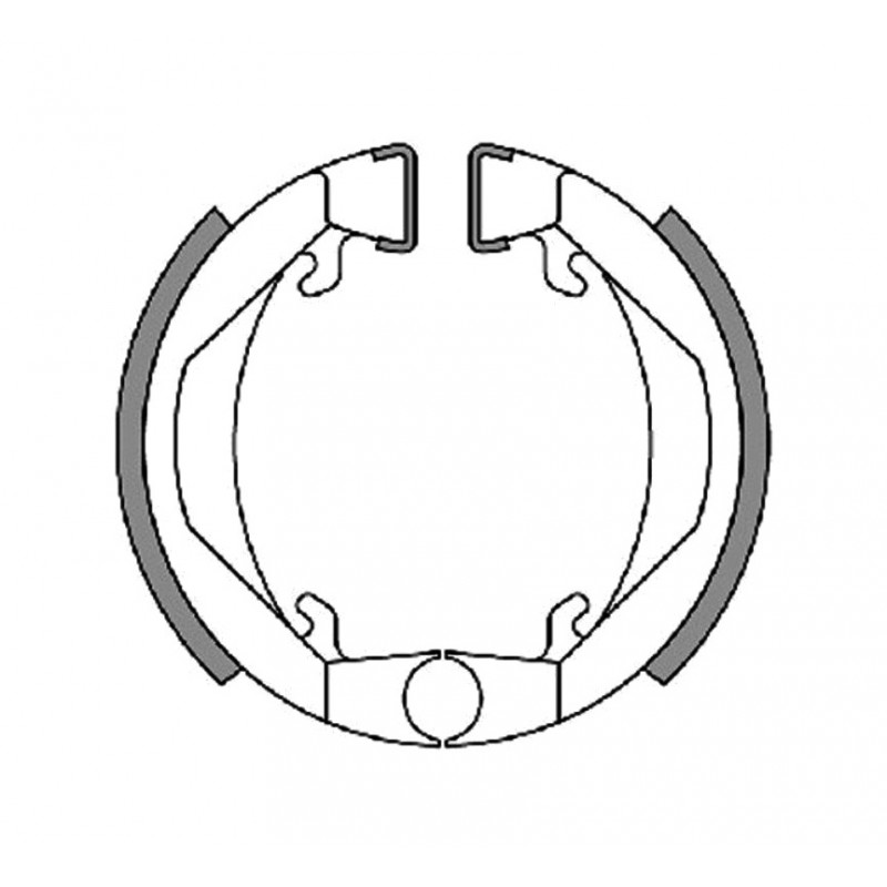 POLINI brake shoe FOR RACE 80X18MM 1128213