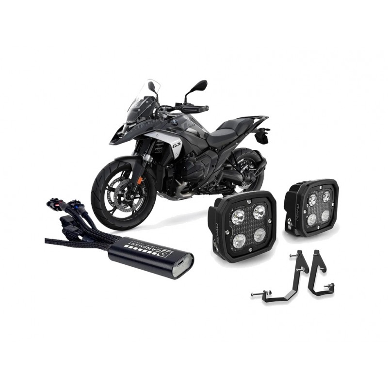 DENALI LED auxiliary headlight kit with controller and bracket D4 DATADIM™ CANSMART™ GEN II 3064962