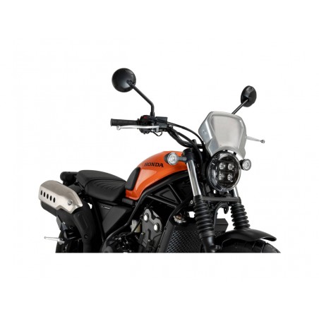 PUIG Dome type aluminum front plate 21636