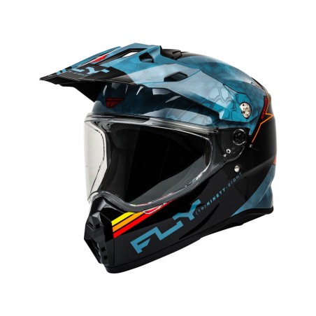 FLY RACING Casco enduro motocross con pantalla TREKKER KRYPTEK CONCEAL 8009383003VAR