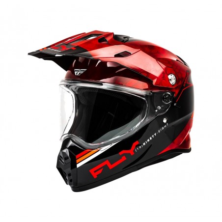 FLY RACING Casco enduro motocross con pantalla TREKKER KRYPTEK CONCEAL 8009383003VAR