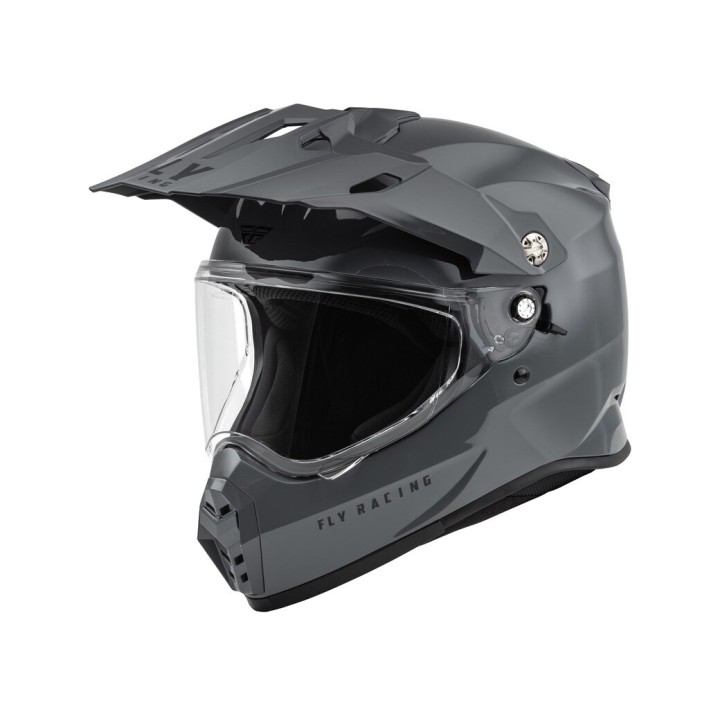 FLY RACING Enduro motocross helmet with screen TREKKER SOLID 8009384001VAR