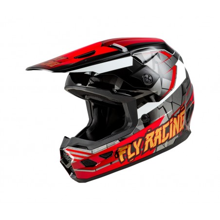 FLY RACING Casco enduro offroad motocross infantil KINETIC SCORCHED 8009385001VAR