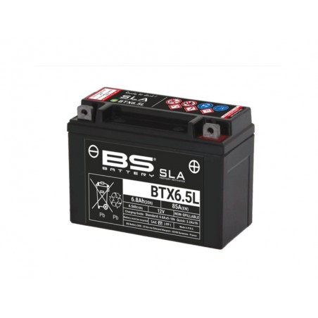 BS BATTERY Factory activated maintenance free SLA BTX6.5L (FA) 1123535