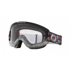 OAKLEY Motocross enduro goggles XS O-FRAME 2.0 PRO MX - TLD EYEBALLS BLACK CLEAR 8009308001