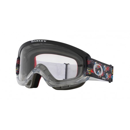 OAKLEY Gafas enduro motocross XS O-FRAME 2.0 PRO MX - TLD EYEBALLS BLACK CLEAR 8009308001