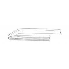 SHAD Recambio perfil para maleta baul SP 30 930MM 203480-1R