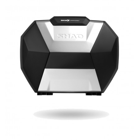 SHAD Expandable side cases with aluminum lids SH38X ALUMINIUM D0B38200