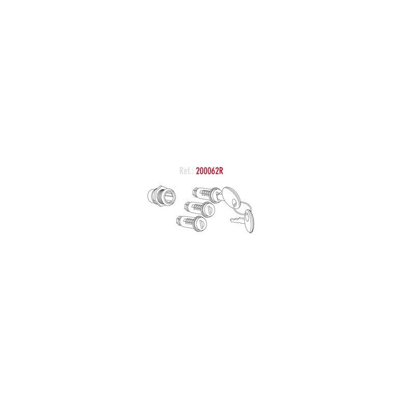 SHAD Spare set of 3 bowlers for side cases and rear trunk of the brand SHAD SHAD 200062R