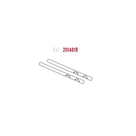 SHAD Recambio tiras elasticas gomas delimitadoras para baul ATV40 201481R