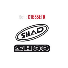 SHAD SPARE ADHESIVE SPARE STICKERS TOP CASE BAGS OR TRUNK SH33 SH33 D1B33ETR