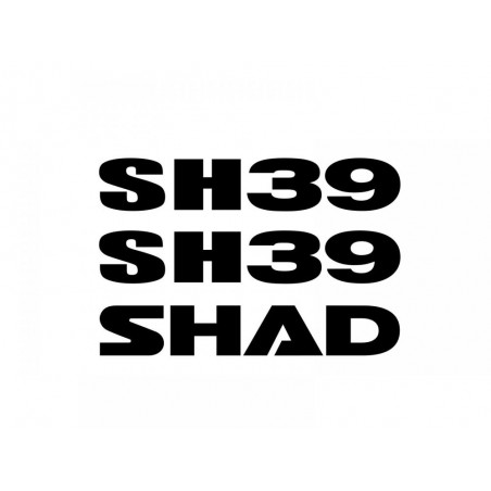 SHAD SPARE ADHESIVE SPARE STICKERS TOP CASE BAGS OR TRUNK SH39 2013 SH39 2013 D1B39ETR