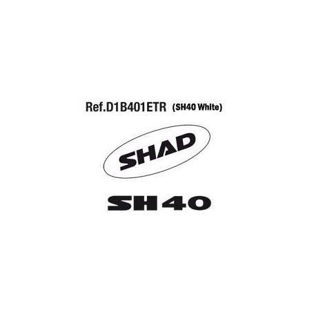 SHAD recambio de Adhesivos para baul maleta SH 40 SH40 2011 D1B401ETR