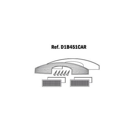 SHAD Recambio de Catadióptrico transparente para baúl SH-45 SH45 2011 la marca D1B451CAR