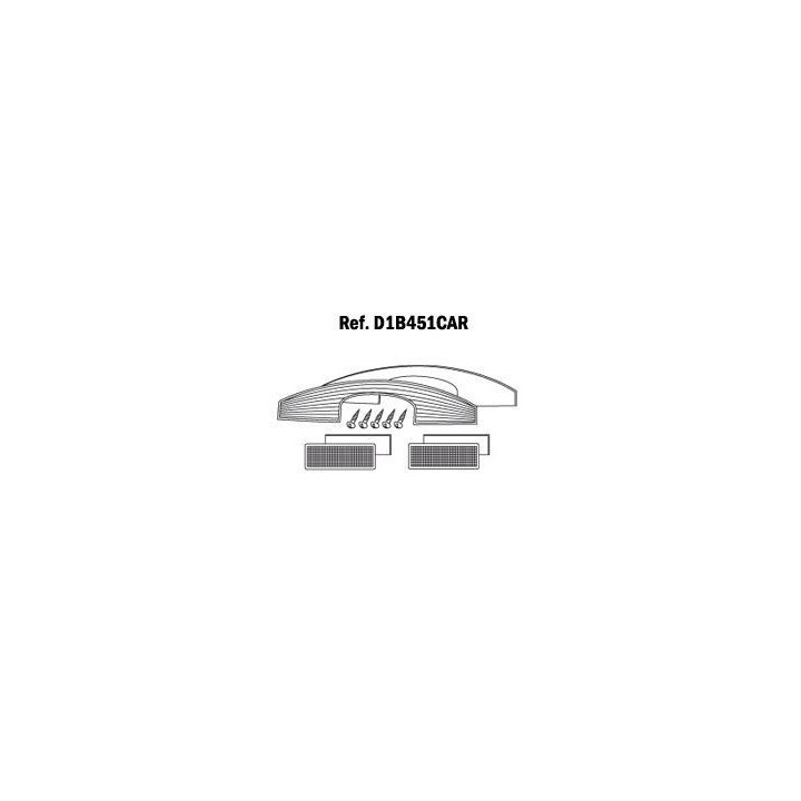 SHAD Recambio de Catadióptrico transparente para baúl SH-45 SH45 2011 la marca D1B451CAR