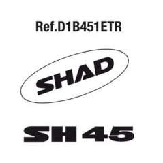 SHAD recambio de Adhesivos para baul maleta SH 45 SH45 2011 D1B451ETR