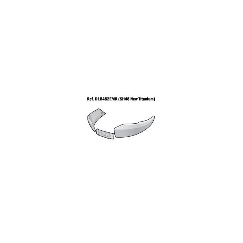 SHAD SPARE TRIM LEFT AND RIGHT TRUNK FRAME SH48 TITANIUM GRAY D1B482EMR