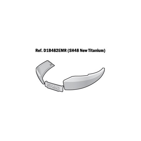 SHAD SPARE TRIM LEFT AND RIGHT TRUNK FRAME SH48 TITANIUM GRAY D1B482EMR