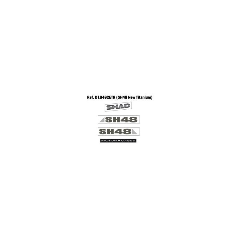 SHAD SPARE ADHESIVE FOR TRUNK BAG TITANIUM GRAY SH 48 SH48 SH 48 SH48 D1B482ETR