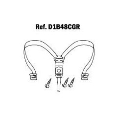 SHAD Recambio cierre gomas tiras elasticas internas baul maleta SH48 SH 48 D1B48CGR