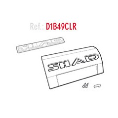 SHAD Recambio conjunto logotipo baul o maleta SH49 D1B49CLR