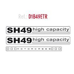 SHAD recambio de Adhesivos para baul maleta SH 49 SH49 D1B49ETR