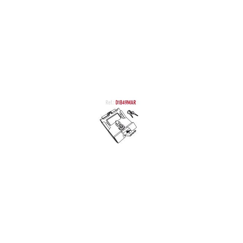 SHAD SPARE KIT BOMBIN WITH KEY AND HANDLE FOR BAG OR TRUNK SH49 SH 49 SH49 SH 49 D1B49MAR