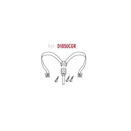 SHAD SPARE PLASTIC ZIPPER WITH INTERNAL STRAPS, TRUNK OR BAG SH50 SH 50 SH50 SH 50 D1B50CGR