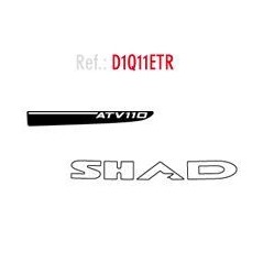 SHAD Conjunto Adhesivos de recambio para baul ATV 110 D1Q11ETR