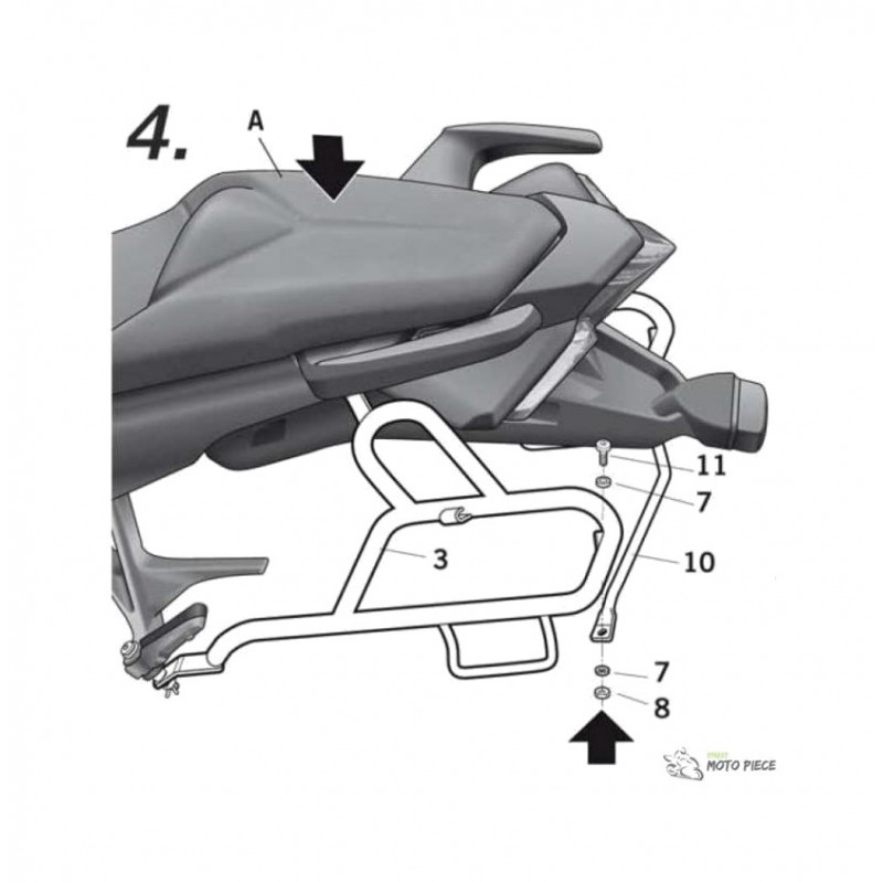 SHAD LATERAL BAGS SUPPORTS, ANCHORS, SETTINGS Side Master Side Master H0VF10SF
